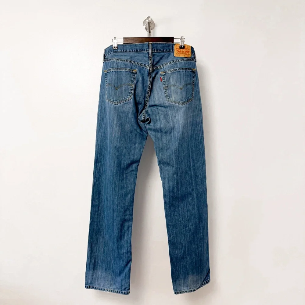 Men's Levis 559 Relaxed Straight Fit Denim Blue Jeans 34 x 34‎